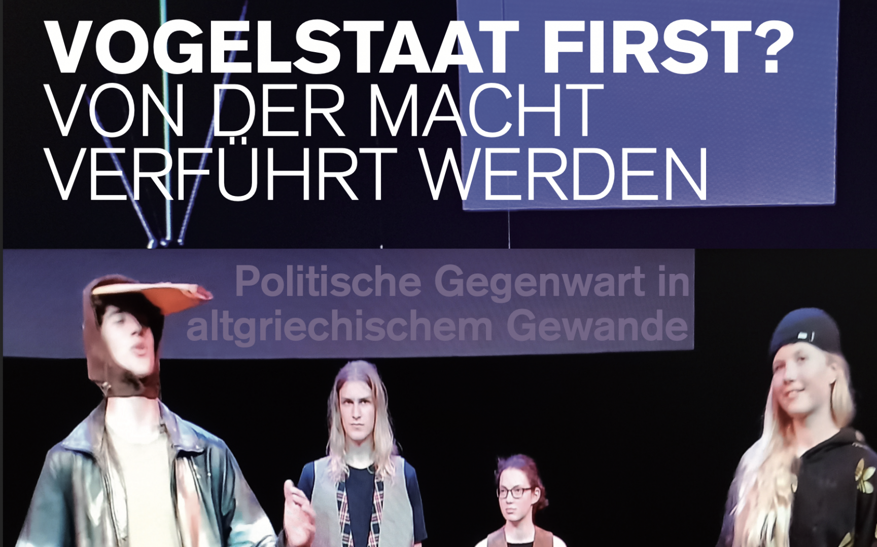 Das Münchner Wittelsbacher Gymnasium hat eigenständig am Theater weitergearbeitet……